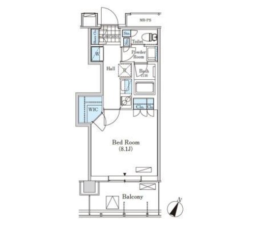 メルクマール京王笹塚レジデンスの物件間取画像